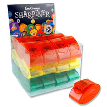 ** **Emotionery Twin Hole Transparent Sharpener Pack of 24