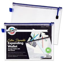 ** B5 Extra Durable Expanding Mesh Wallet - Clear Pearl