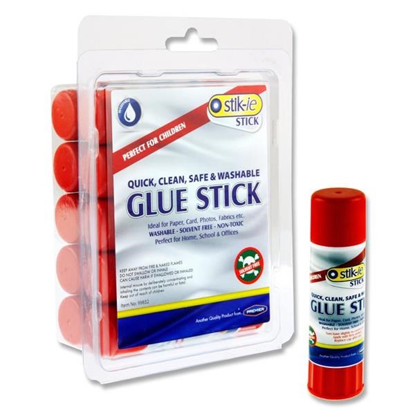 Stik.ie Glue Stick 25Grm Pack Of 10