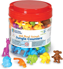 Learning Resources Wild About Animals Jungle Counters® (Set Of 72)