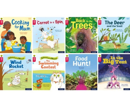 2025 Oxford Reading Tree Word Sparks: Level 4: Mixed Pack Of 8