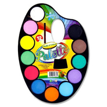 World Of Colour 12Pce Watercolour Paint Palette