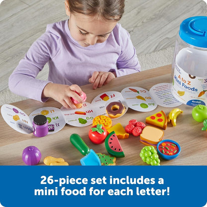 A to Z Mini Foods - ABC School Supplies