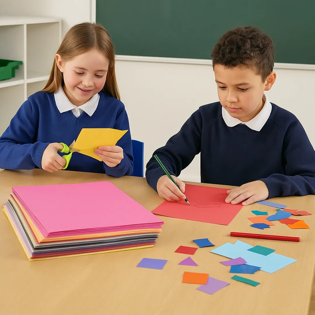A2 Assorted (Rainbow) Sugar Paper 100Gsm - Pack Of 250 - ABC School Supplies