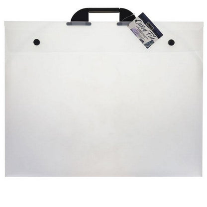 A2 Plastic Portfolio With Handle - ABC School Supplies