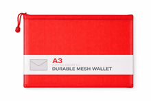 A3 Durable Mesh Wallet - Red - ABC School Supplies