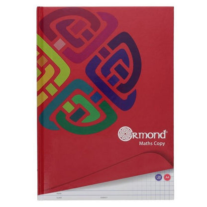 A4 120Pg Hardcover Maths Copy Book - ABC School Supplies