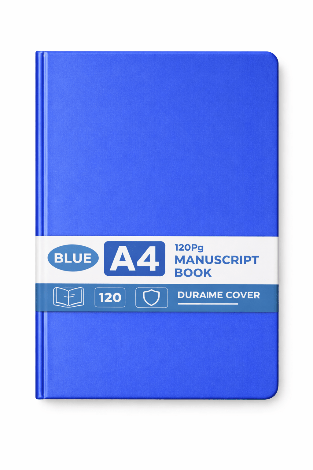 A4 120Pg Manuscript Book Durable Cover - Blue - ABC School Supplies