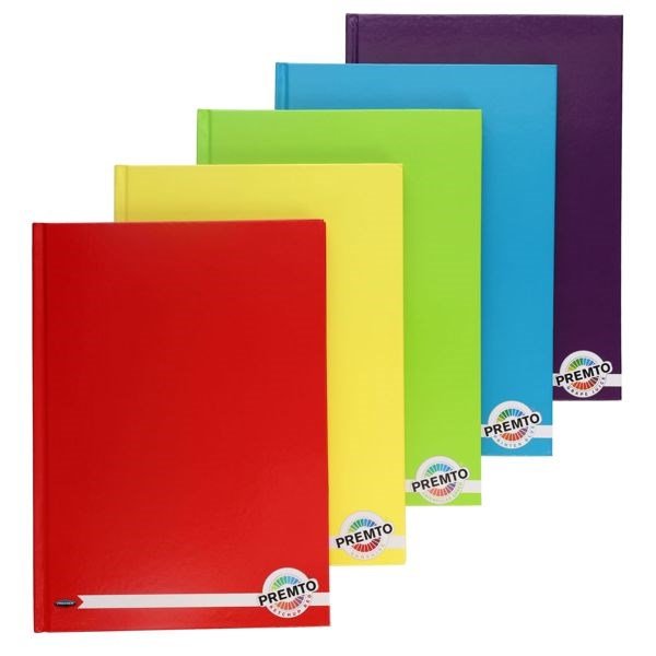 A4 160Pg Hardcover Notebook Pack Of 5 - ABC School Supplies