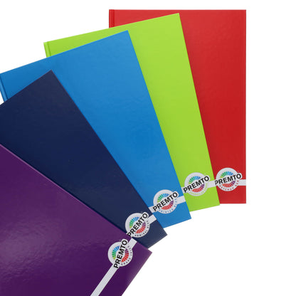 A4 160Pg Hardcover Notebook Pack Of 5 - ABC School Supplies