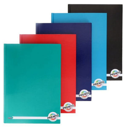 A4 160Pg Hardcover Notebooks Value Pack Of 5 - ABC School Supplies