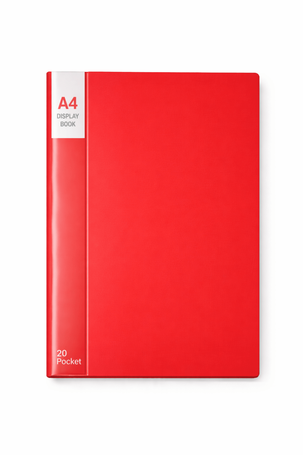 A4 20 Pocket Display Book - Red - ABC School Supplies