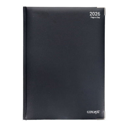 A4 2026 Page A Day Desk Diary - ABC School Supplies