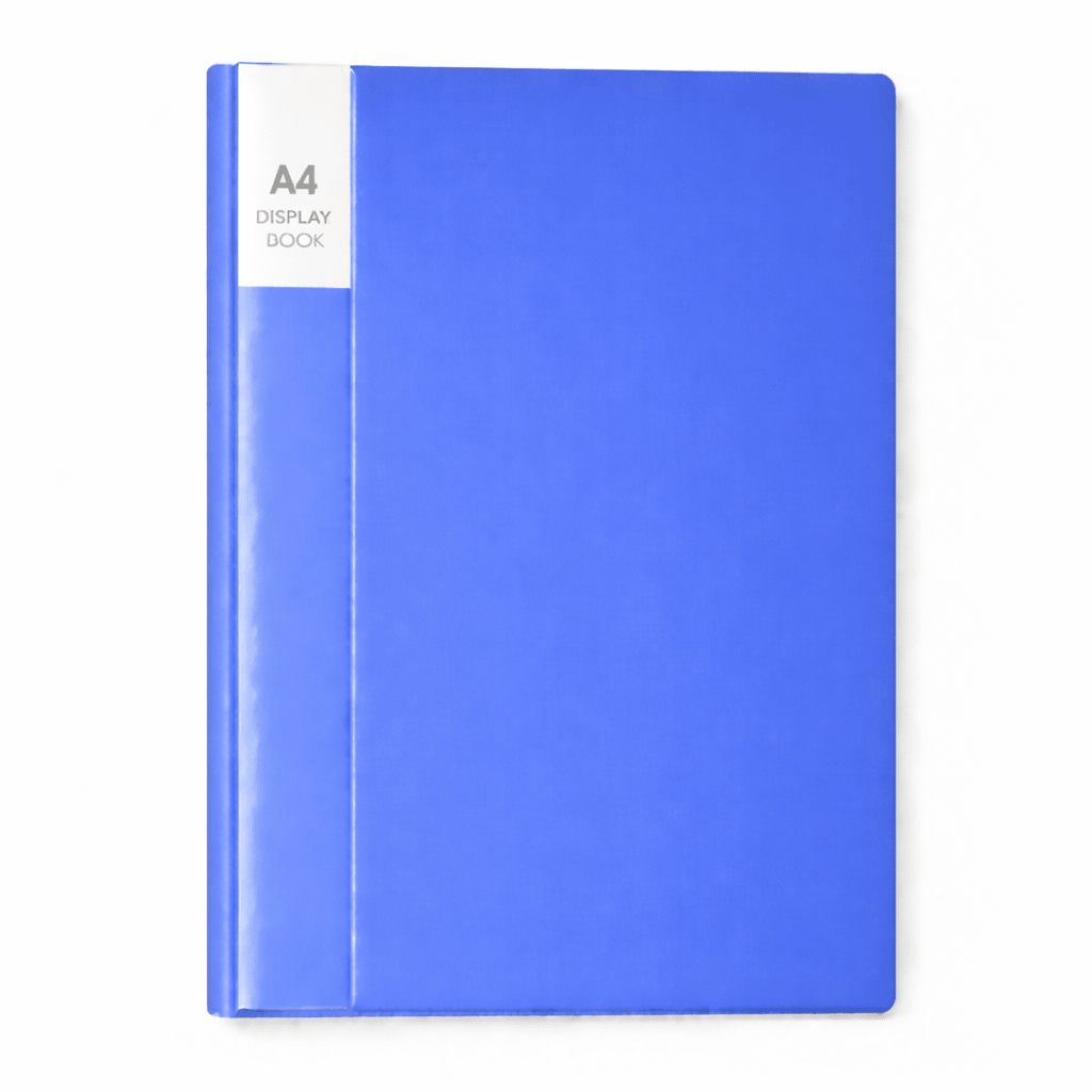 A4 40 Pocket Display Book - Blue - ABC School Supplies