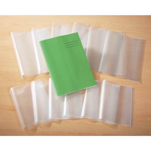 A4 Book Covering, Clear - Pack Of 50 - ABC School Supplies
