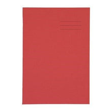 A4 Exercise Book 64 Page, 8Mm Ruled With Margin, Red - Pack Of 50 - ABC School Supplies