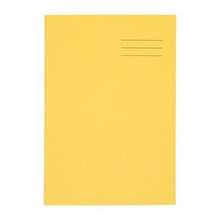 A4 Exercise Book 80 Page, 7Mm Squared, Yellow - Pack Of 50 - ABC School Supplies