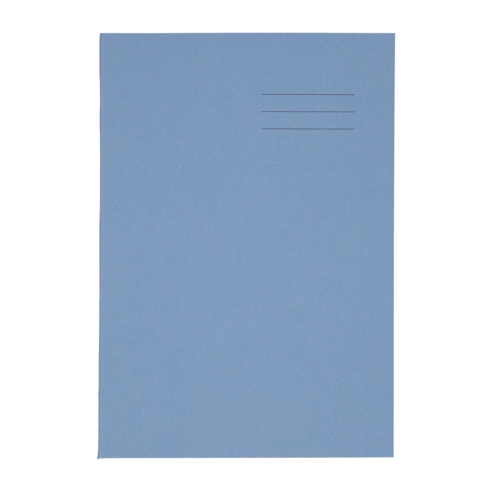A4 Exercise Book 80 Page, 8Mm Ruled With Margin, Light Blue - Pack Of 50 - ABC School Supplies