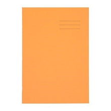 A4 Exercise Book 80 Page, 8Mm Ruled With Margin, Orange - Pack Of 50 - ABC School Supplies