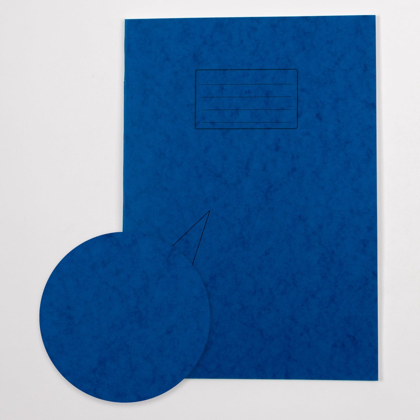 A4+ Exercise Book 80 Page, Plain Blank, Blue - Pack of 50 - ABC School Supplies