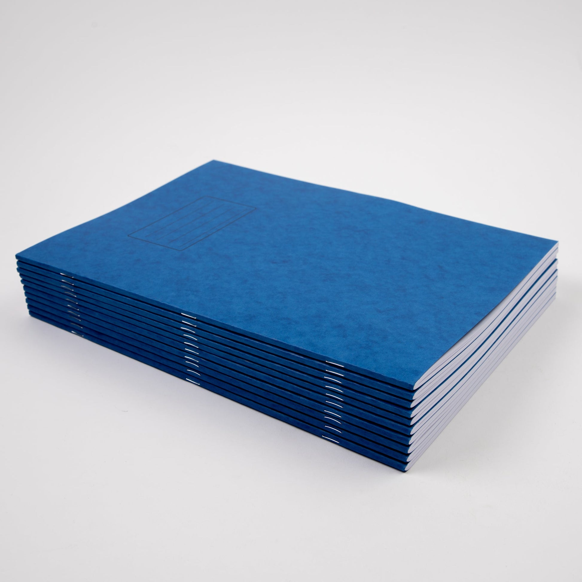 A4+ Exercise Book 80 Page, Plain Blank, Blue - Pack of 50 - ABC School Supplies