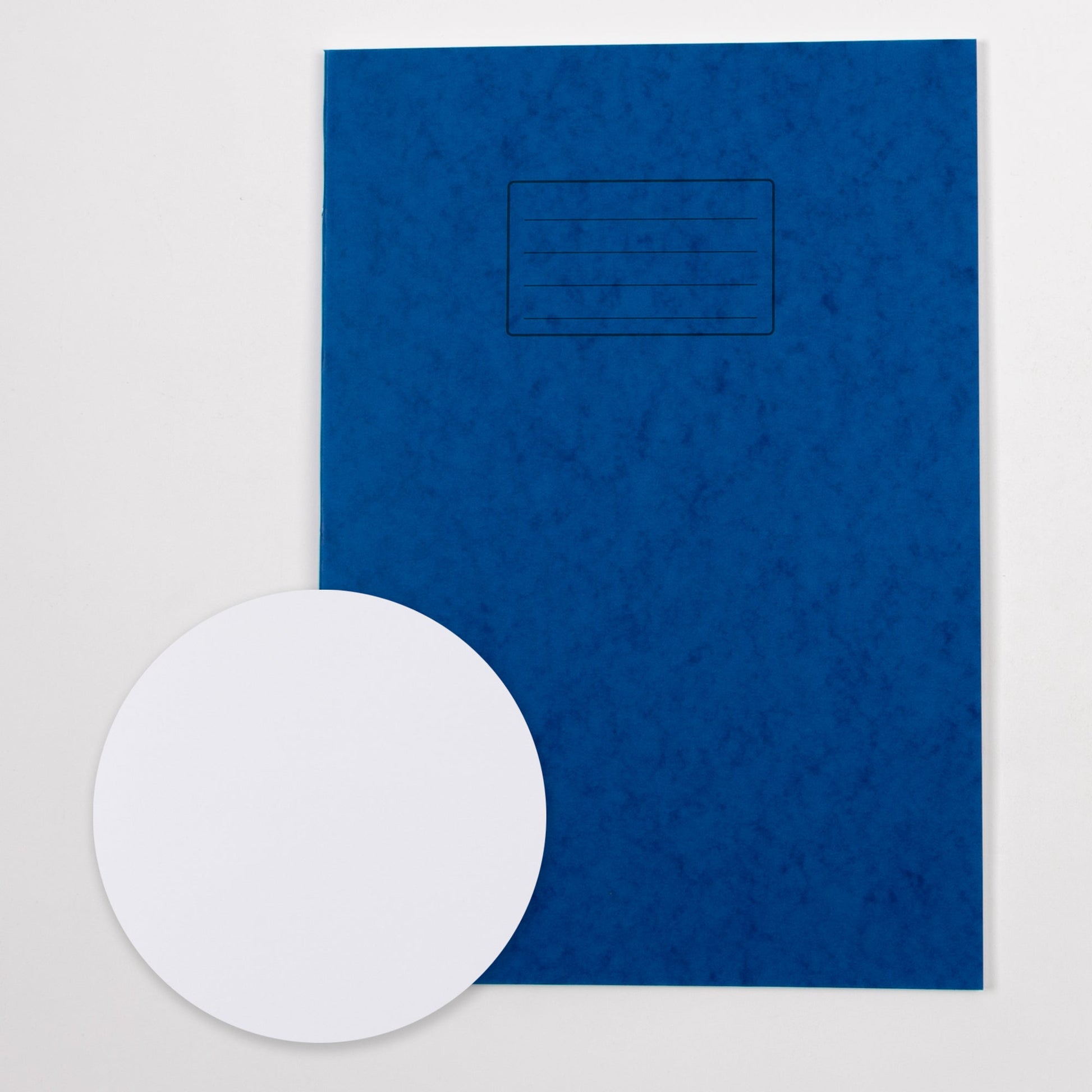 A4+ Exercise Book 80 Page, Plain Blank, Blue - Pack of 50 - ABC School Supplies