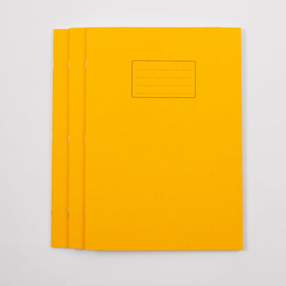 A4+ Exercise Book 80 Page, Plain Blank, Yellow - Pack of 50 - ABC School Supplies