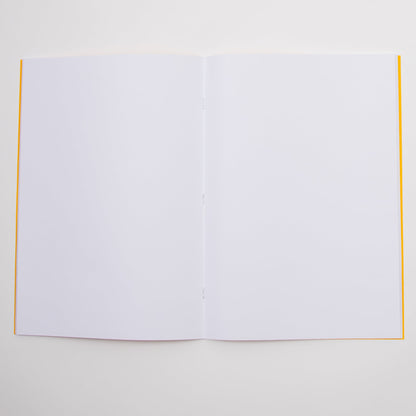 A4+ Exercise Book 80 Page, Plain Blank, Yellow - Pack of 50 - ABC School Supplies