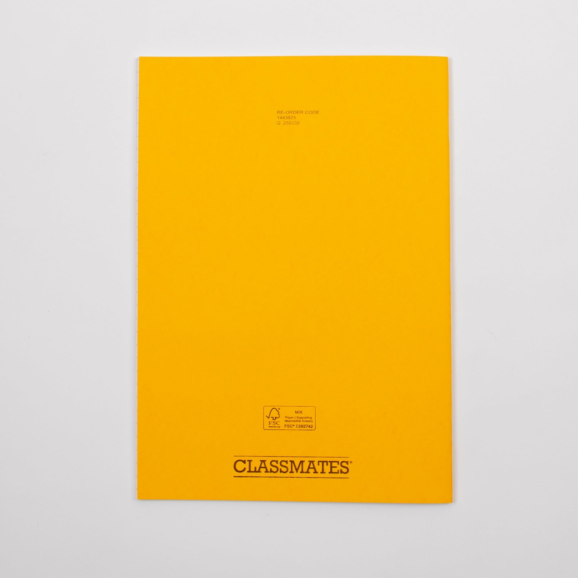 A4+ Exercise Book 80 Page, Plain Blank, Yellow - Pack of 50 - ABC School Supplies