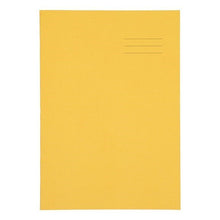 A4+ Exercise Book 80 Page, Plain, Yellow - Pack Of 50 - ABC School Supplies