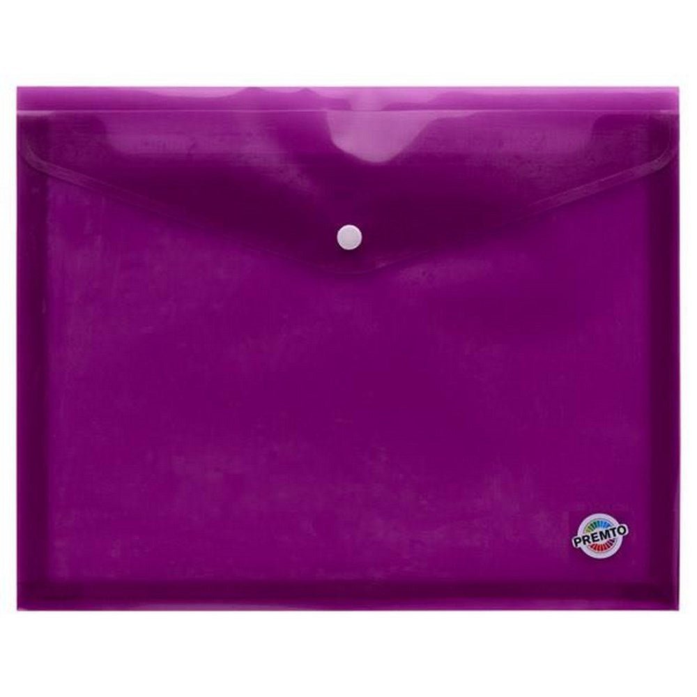 **A4 Extra Capacity Document Wallet S - 2 Pack Of 3 - ABC School Supplies