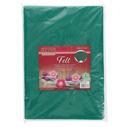A4 Felt Sheets Colours Pack Of 10 - ABC School Supplies