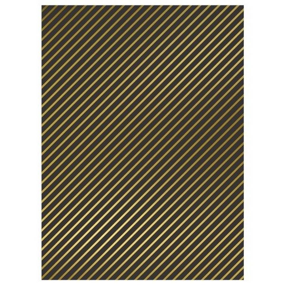 **A4 Foiled Black And Gold Card Pack Of 5 Sheets - ABC School Supplies