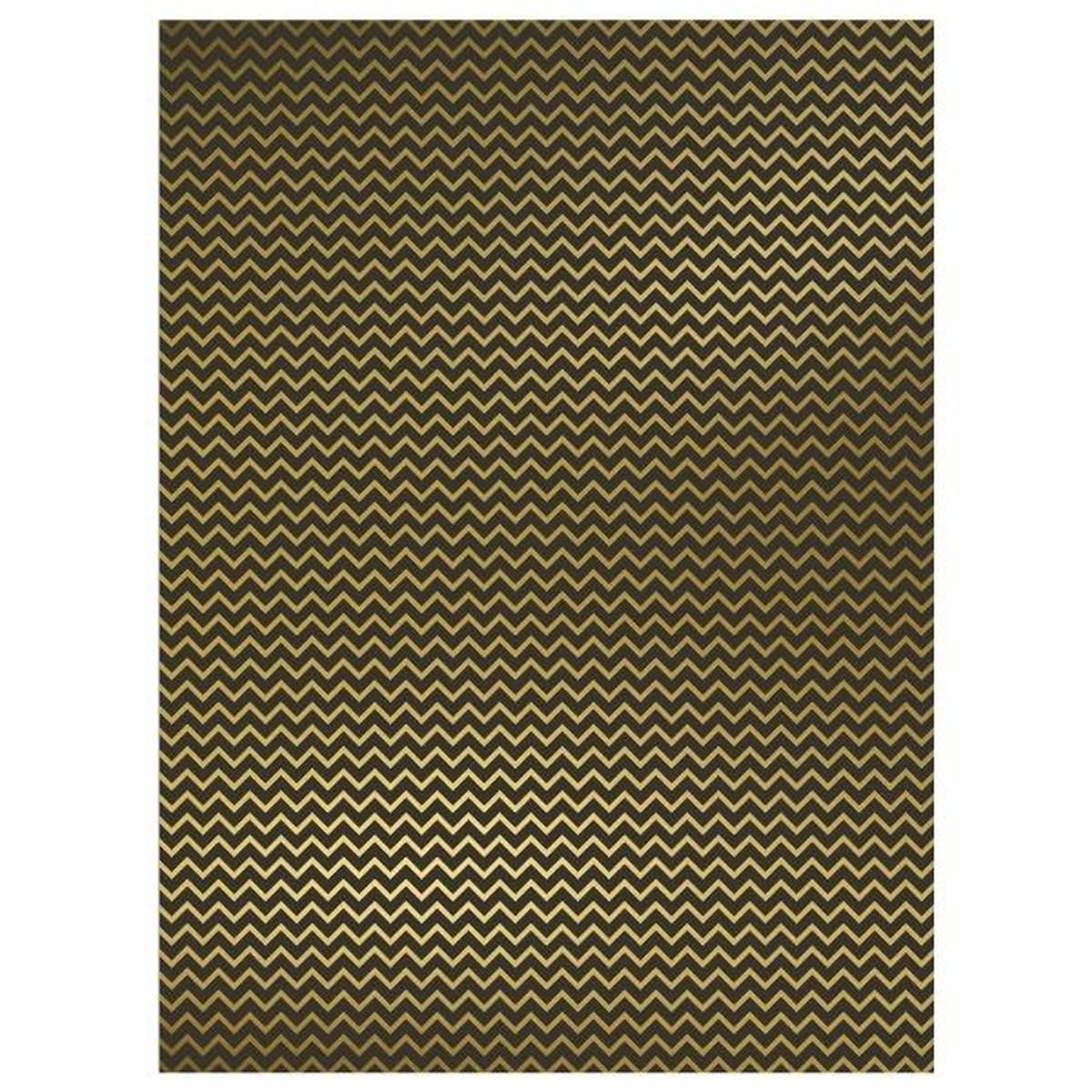 **A4 Foiled Black And Gold Card Pack Of 5 Sheets - ABC School Supplies