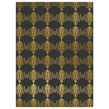 **A4 Foiled Black And Gold Card Pack Of 5 Sheets - ABC School Supplies