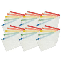 A4 Multi-Punched Zip Wallets - Assorted - Pack of 30 - ABC School Supplies