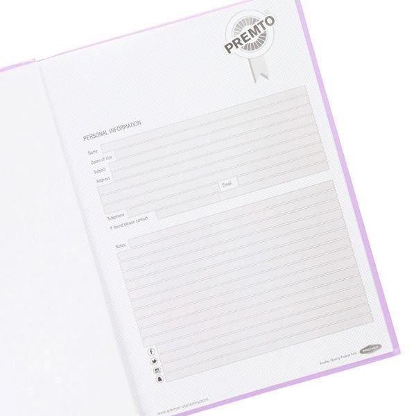 **A4 Pastel 160Pg Hardcover Notebook - ABC School Supplies