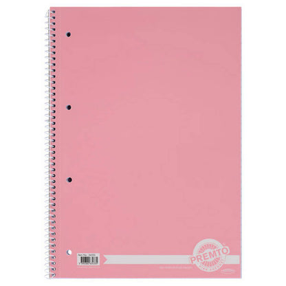 **A4 Pastel 160Pg Spiral Notebook Pack Of 5 Asstd - ABC School Supplies