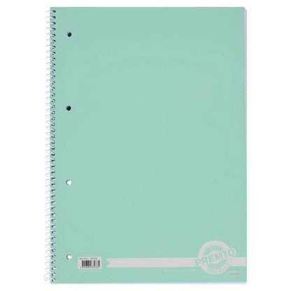 **A4 Pastel 160Pg Spiral Notebook Pack Of 5 Asstd - ABC School Supplies