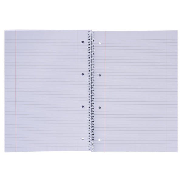 **A4 Pastel 160Pg Spiral Notebook Pack Of 5 Asstd - ABC School Supplies