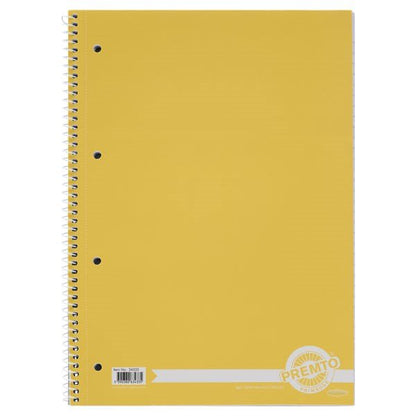 **A4 Pastel 160Pg Spiral Notebook Pack Of 5 Asstd - ABC School Supplies