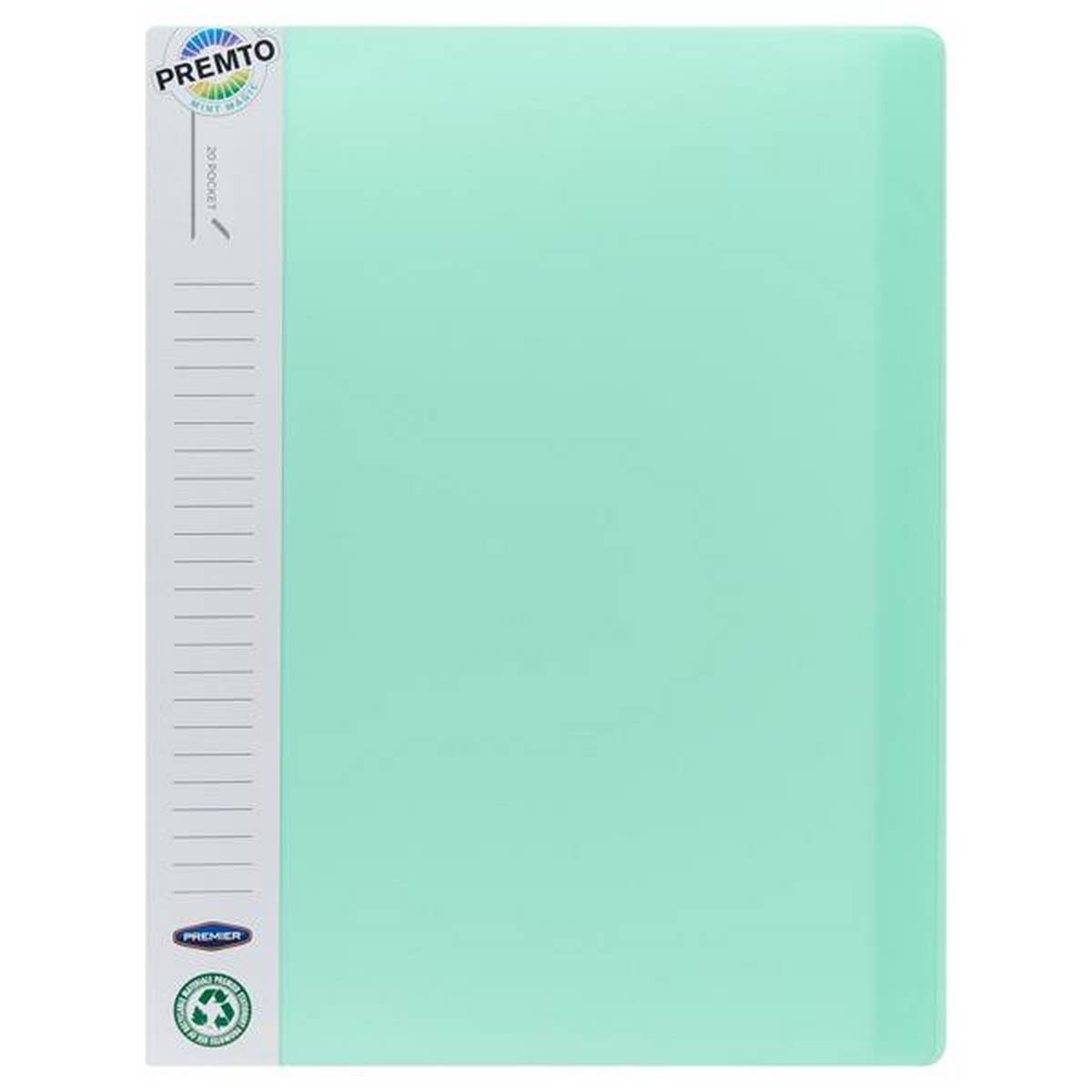 A4 Pastel Pocket Display Book 20 Pockets Pack Of 3 - ABC School Supplies