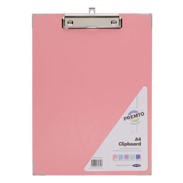 A4 Pastel Pp Clipboard - ABC School Supplies