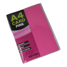 A4 Pink Card 160gsm (Pack of 50 sheets) - ABC School Supplies