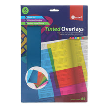 A4 Reading Overlays Pack of 5 (Different Colours) - ABC School Supplies