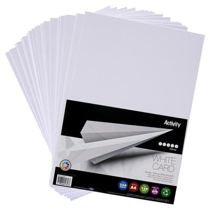 A4 White Card 160Gsm (Pack Of 1,250 Sheets) - ABC School Supplies