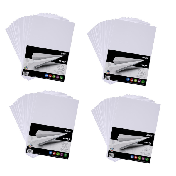 A4 White Card 160Gsm (Pack Of 1,250 Sheets) - ABC School Supplies