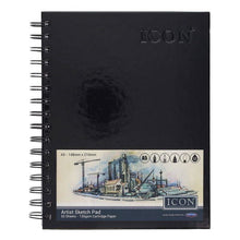 A5 135gsm Wiro Hardcover Sketch Pad 50 Sheets - ABC School Supplies
