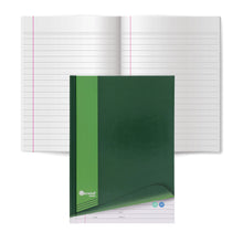 A5 160pg Hardback Notebook - Green - ABC School Supplies