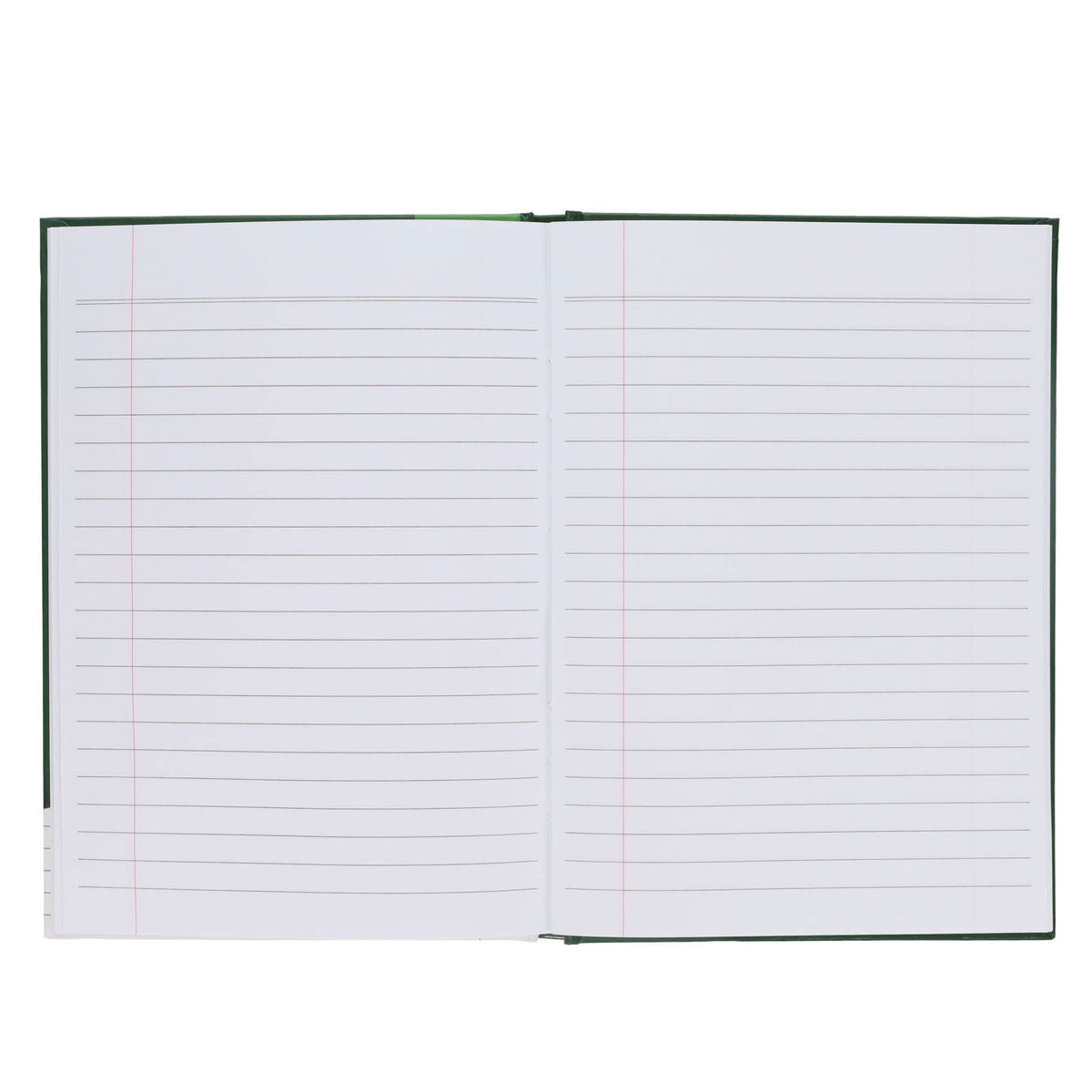 A5 160pg Hardback Notebook - Green - ABC School Supplies